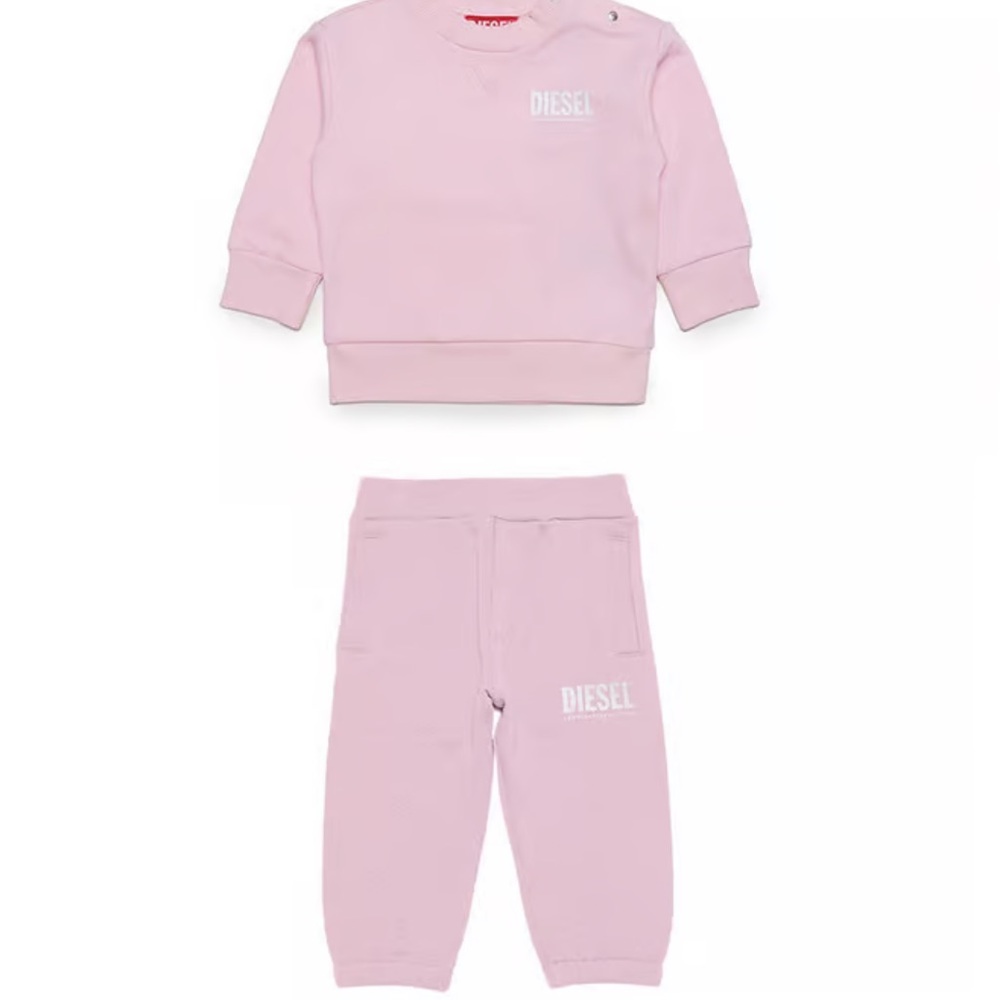 Diesel Kids Light Pink Joggers